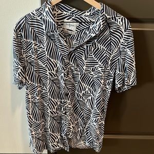 Summer floral button down